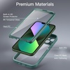 image:imageJETech Case for iPhone 13 360 Protection Black  Builtin Screen Protector AntiScratch 360 Degree Full Body RuggedMidnight Green