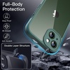 image:imageJETech Case for iPhone 13 360 Protection Black  Builtin Screen Protector AntiScratch 360 Degree Full Body RuggedMidnight Green