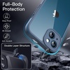 image:imageJETech Case for iPhone 13 360 Protection Black  Builtin Screen Protector AntiScratch 360 Degree Full Body RuggedNavy
