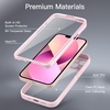 image:imageJETech Case for iPhone 13 360 Protection Black  Builtin Screen Protector AntiScratch 360 Degree Full Body RuggedPink