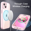 image:imageJETech Case for iPhone 13 360 Protection Black  Builtin Screen Protector AntiScratch 360 Degree Full Body RuggedPink