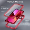 image:imageJETech Case for iPhone 13 360 Protection Black  Builtin Screen Protector AntiScratch 360 Degree Full Body RuggedRed