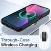 image:imageJETech Case for iPhone 13 Pink  Solid Color Matte TPU Frame Scratch Resistant Clear Back Phone CoverBlack