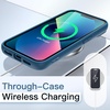 image:imageJETech Case for iPhone 13 Pink  Solid Color Matte TPU Frame Scratch Resistant Clear Back Phone CoverBlue