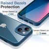 image:imageJETech Case for iPhone 13 Pink  Solid Color Matte TPU Frame Scratch Resistant Clear Back Phone CoverBlue