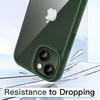 image:imageJETech Case for iPhone 13 Pink  Solid Color Matte TPU Frame Scratch Resistant Clear Back Phone CoverGreen