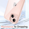 image:imageJETech Case for iPhone 13 Pink  Solid Color Matte TPU Frame Scratch Resistant Clear Back Phone CoverPink