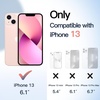 image:imageJETech Case for iPhone 13 Pink  Solid Color Matte TPU Frame Scratch Resistant Clear Back Phone CoverPink
