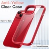image:imageJETech Case for iPhone 13 Pink  Solid Color Matte TPU Frame Scratch Resistant Clear Back Phone CoverRed