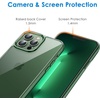 image:imageJETech Case for iPhone 13 Pro AntiYellowing Clear  Shockproof Protection Scratch Resistant Hard PC Back Durable Transparent TPU BumperAlpine Green