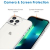 image:imageJETech Case for iPhone 13 Pro Max AntiYellowing Clear  Shockproof Protection Scratch Resistant Hard PC Back Durable Transparent TPU BumperClear