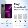 image:imageJETech Case for iPhone 13 Pro Max Sierra Blue  Solid Color Matte TPU Frame Scratch Resistant Clear Back Phone CoverBlack