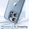 image:imageJETech Case for iPhone 13 Pro Max Sierra Blue  Solid Color Matte TPU Frame Scratch Resistant Clear Back Phone CoverSierra Blue
