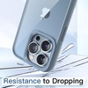 image:imageJETech Case for iPhone 13 Pro Sierra Blue  Solid Color Matte TPU Frame Scratch Resistant Clear Back Phone CoverSierra Blue