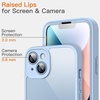 image:imageJETech Case for iPhone 14 360 Protection Black  Builtin Screen Protector AntiScratch 360 Degree Full Body RuggedLight Blue