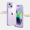image:imageJETech Case for iPhone 14 360 Protection Black  Builtin Screen Protector AntiScratch 360 Degree Full Body RuggedLight Purple