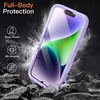image:imageJETech Case for iPhone 14 360 Protection Black  Builtin Screen Protector AntiScratch 360 Degree Full Body RuggedLight Purple