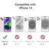 image:imageJETech Case for iPhone 14 360 Protection Black  Builtin Screen Protector AntiScratch 360 Degree Full Body RuggedLight Purple