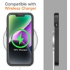 image:imageJETech Case for iPhone 14 Plus 360 Protection Black  Builtin Screen Protector AntiScratch 360 Degree Full Body RuggedBlack