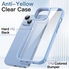 image:imageJETech Case for iPhone 14 Purple  Solid Color Matte TPU Frame Scratch Resistant Clear Back Phone CoverLight Blue