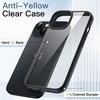 image:imageJETech Case for iPhone 14 Purple  Solid Color Matte TPU Frame Scratch Resistant Clear Back Phone CoverMidnight