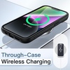 image:imageJETech Case for iPhone 14 Purple  Solid Color Matte TPU Frame Scratch Resistant Clear Back Phone CoverMidnight