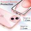 image:imageJETech Case for iPhone 15 Plus Pink  Solid Color Matte TPU Frame Scratch Resistant Clear Back Phone CoverPink