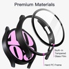 image:imageJETech Case with Screen Protector for Samsung Galaxy Watch 6 40mm Black  Builtin Tempered Glass High Touch Sensitivity Full Protection Hard PC DesignBlack