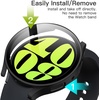 image:imageJETech Case with Screen Protector for Samsung Galaxy Watch 6 40mm Black  Builtin Tempered Glass High Touch Sensitivity Full Protection Hard PC DesignBlack