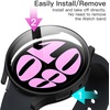 image:imageJETech Case with Screen Protector for Samsung Galaxy Watch 6 40mm Black  Builtin Tempered Glass High Touch Sensitivity Full Protection Hard PC DesignBlack