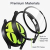 image:imageJETech Case with Screen Protector for Samsung Galaxy Watch 6 40mm Black  Builtin Tempered Glass High Touch Sensitivity Full Protection Hard PC DesignBlack