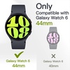 image:imageJETech Case with Screen Protector for Samsung Galaxy Watch 6 40mm Black  Builtin Tempered Glass High Touch Sensitivity Full Protection Hard PC DesignBlack