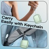 image:imageJETech Clear Case for AirPods Pro 3 AntiScratch Clear  Cover Soft Transparent TPU Shockproof Protection Keychain IncludedGreen