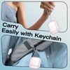 image:imageJETech Clear Case for AirPods Pro 3 AntiScratch Clear  Cover Soft Transparent TPU Shockproof Protection Keychain IncludedPink