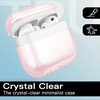 image:imageJETech Clear Case for AirPods Pro 3 AntiScratch Clear  Cover Soft Transparent TPU Shockproof Protection Keychain IncludedPink