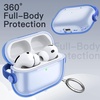 image:imageJETech Clear Safety Lock Case for AirPods Pro 3 Clear  Cover Soft Transparent TPU Shockproof Protection AntiScratch Design Keychain IncludedBlue