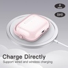 image:imageJETech Clear Safety Lock Case for AirPods Pro 3 Clear  Cover Soft Transparent TPU Shockproof Protection AntiScratch Design Keychain IncludedPink
