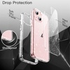 image:imageJETech Glitter Case for iPhone 13 Clear  Sparkly Glitter Design Shockproof Protection Clear Back Stylish LookClear