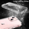 image:imageJETech Glitter Case for iPhone 13 Clear  Sparkly Glitter Design Shockproof Protection Clear Back Stylish LookClear