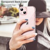 image:imageJETech Glitter Case for iPhone 13 Clear  Sparkly Glitter Design Shockproof Protection Clear Back Stylish LookClear