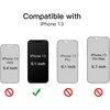 image:imageJETech Glitter Case for iPhone 13 Clear  Sparkly Glitter Design Shockproof Protection Clear Back Stylish LookPink