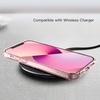 image:imageJETech Glitter Case for iPhone 13 Clear  Sparkly Glitter Design Shockproof Protection Clear Back Stylish LookPink