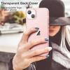 image:imageJETech Glitter Case for iPhone 13 Clear  Sparkly Glitter Design Shockproof Protection Clear Back Stylish LookPink