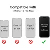 image:imageJETech Glitter Case for iPhone 13 Pro Max Clear  Sparkly Glitter Design Shockproof Protection Clear Back Stylish LookClear
