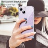 image:imageJETech Glitter Case for iPhone 14 Clear  Sparkly Glitter Design Shockproof Protection Clear Back Stylish LookClear