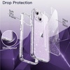 image:imageJETech Glitter Case for iPhone 14 Plus Clear  Sparkly Glitter Design Shockproof Protection Clear Back Stylish LookClear