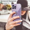 image:imageJETech Glitter Case for iPhone 14 Pro Clear  Sparkly Glitter Design Shockproof Protection Clear Back Stylish LookClear