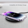 image:imageJETech Glitter Case for iPhone 14 Pro Max Clear  Sparkly Glitter Design Shockproof Protection Clear Back Stylish LookClear