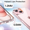 image:imageJETech Glitter Case for iPhone 15 Plus Clear  Sparkly Glitter Design Shockproof Protection Clear Back Stylish LookClear