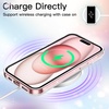 image:imageJETech Glitter Case for iPhone 15 Plus Clear  Sparkly Glitter Design Shockproof Protection Clear Back Stylish LookClear